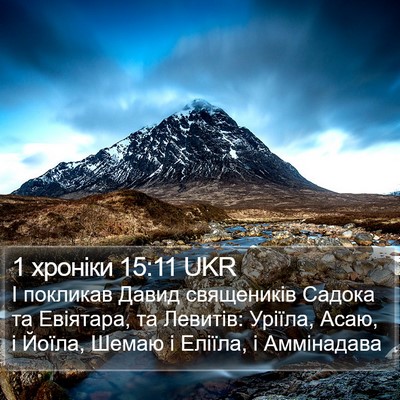 1 хроніки 15:11 UKR Bible Verse Image