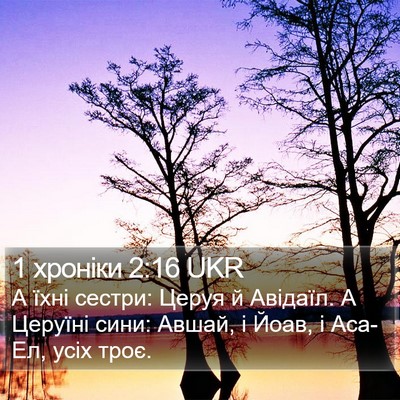 1 хроніки 2:16 UKR Bible Verse Image