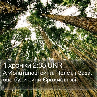 1 хроніки 2:33 UKR Bible Verse Image