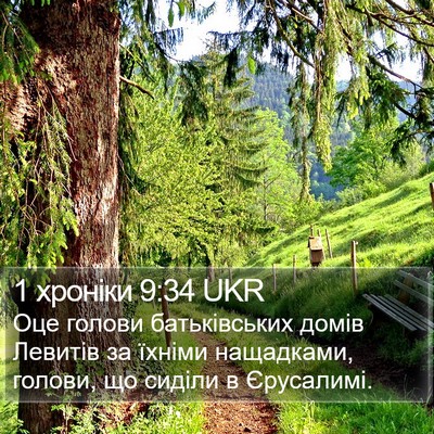 1 хроніки 9:34 UKR Bible Verse Image