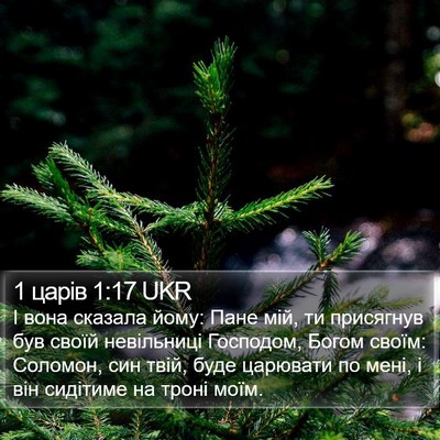 1 царів 1:17 UKR Bible Verse Image