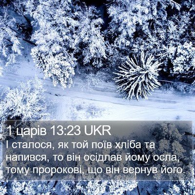 1 царів 13:23 UKR Bible Verse Image