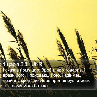 1 царів 2:31 UKR Bible Verse Image