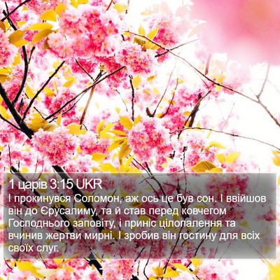 1 царів 3:15 UKR Bible Verse Image