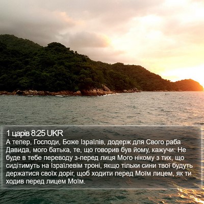 1 царів 8:25 UKR Bible Verse Image