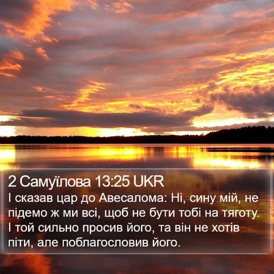 2 Самуїлова 13:25 UKR Bible Verse Image