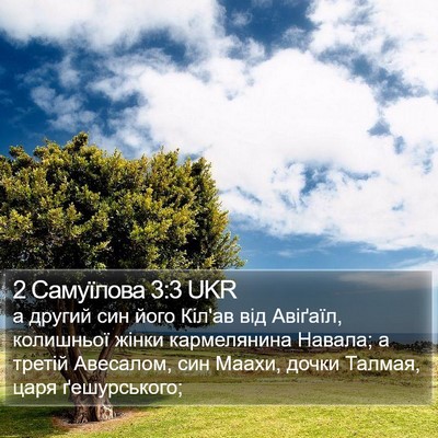 2 Самуїлова 3:3 UKR Bible Verse Image