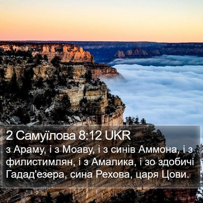 2 Самуїлова 8:12 UKR Bible Verse Image