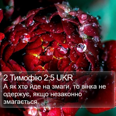 2 Тимофію 2:5 UKR Bible Verse Image