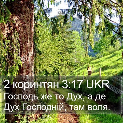 2 коринтян 3:17 UKR Bible Verse Image