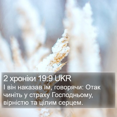 2 хроніки 19:9 UKR Bible Verse Image