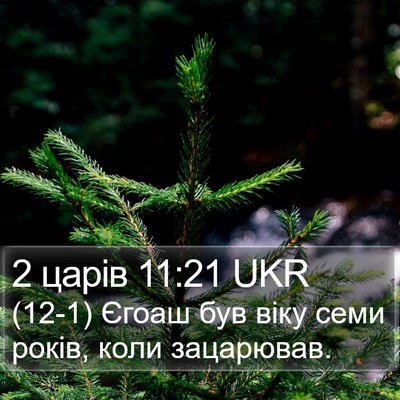 2 царів 11:21 UKR Bible Verse Image