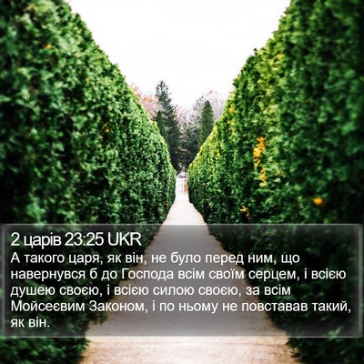 2 царів 23:25 UKR Bible Verse Image