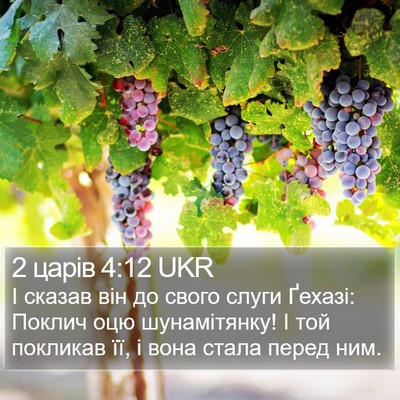2 царів 4:12 UKR Bible Verse Image