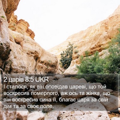 2 царів 8:5 UKR Bible Verse Image
