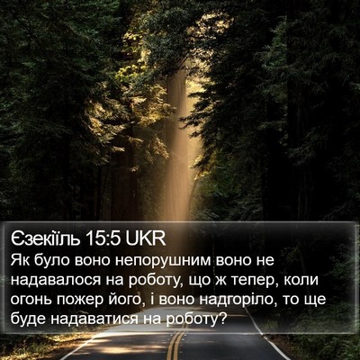 Єзекіїль 15:5 UKR Bible Verse Image