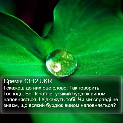 Єремія 13:12 UKR Bible Verse Image