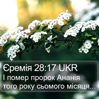Єремія 28:17 UKR Bible Verse Image