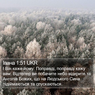 Івана 1:51 UKR Bible Verse Image