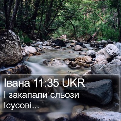 Івана 11:35 UKR Bible Verse Image