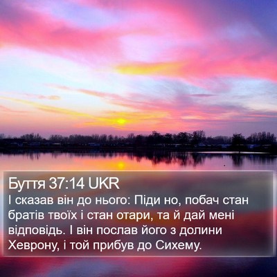 Буття 37:14 UKR Bible Verse Image