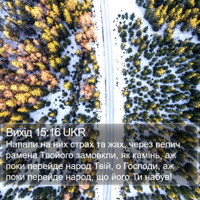 Вихід 15:16 UKR Bible Verse Image