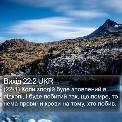 Вихід 22:2 UKR Bible Verse Image