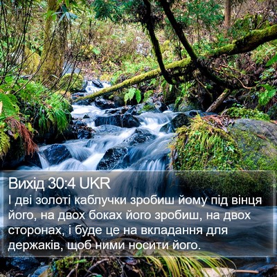 Вихід 30:4 UKR Bible Verse Image
