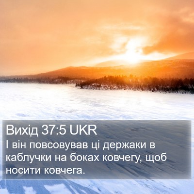 Вихід 37:5 UKR Bible Verse Image