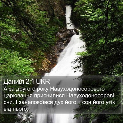 Даниїл 2:1 UKR Bible Verse Image