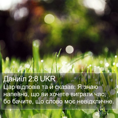 Даниїл 2:8 UKR Bible Verse Image