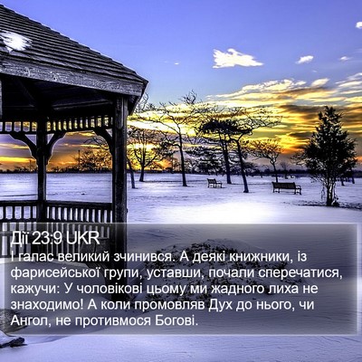Дії 23:9 UKR Bible Verse Image