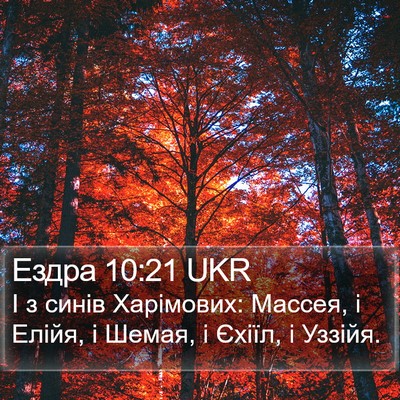 Ездра 10:21 UKR Bible Verse Image