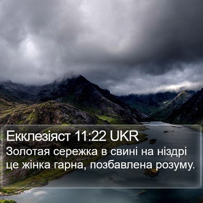 Екклезіяст 11:22 UKR Bible Verse Image