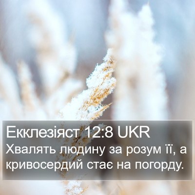 Екклезіяст 12:8 UKR Bible Verse Image