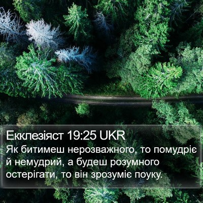 Екклезіяст 19:25 UKR Bible Verse Image