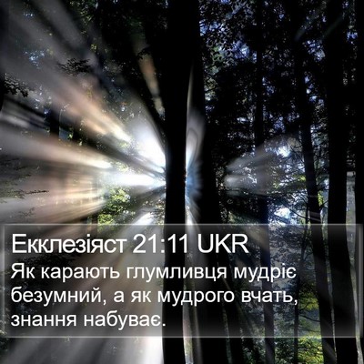 Екклезіяст 21:11 UKR Bible Verse Image