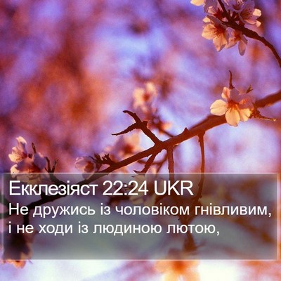 Екклезіяст 22:24 UKR Bible Verse Image