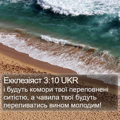 Екклезіяст 3:10 UKR Bible Verse Image