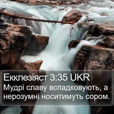Екклезіяст 3:35 UKR Bible Verse Image