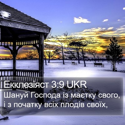 Екклезіяст 3:9 UKR Bible Verse Image
