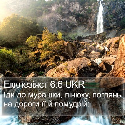 Екклезіяст 6:6 UKR Bible Verse Image
