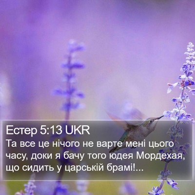 Естер 5:13 UKR Bible Verse Image