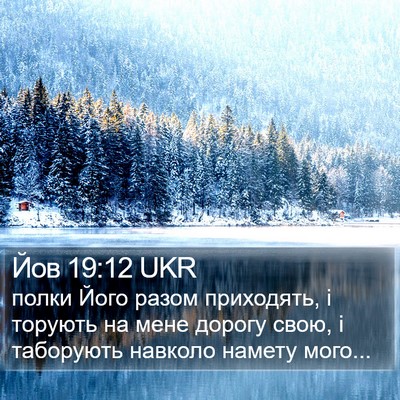 Йов 19:12 UKR Bible Verse Image