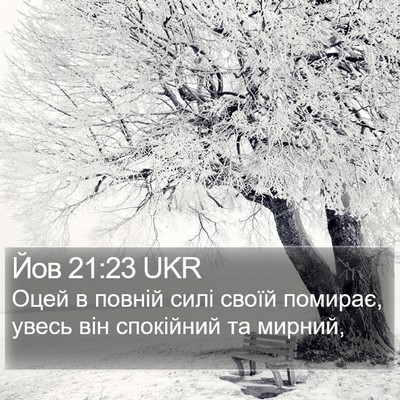 Йов 21:23 UKR Bible Verse Image