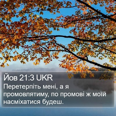 Йов 21:3 UKR Bible Verse Image