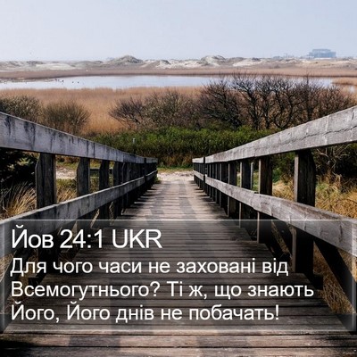 Йов 24:1 UKR Bible Verse Image