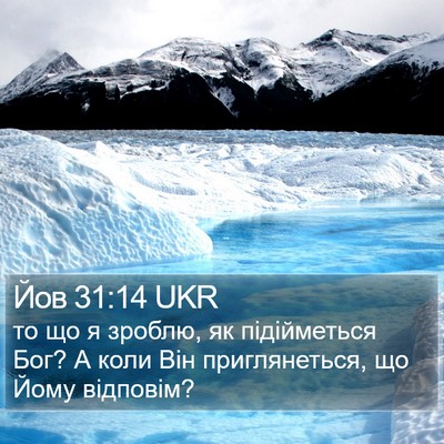 Йов 31:14 UKR Bible Verse Image