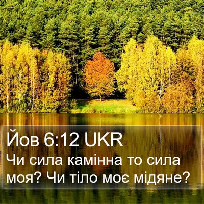 Йов 6:12 UKR Bible Verse Image