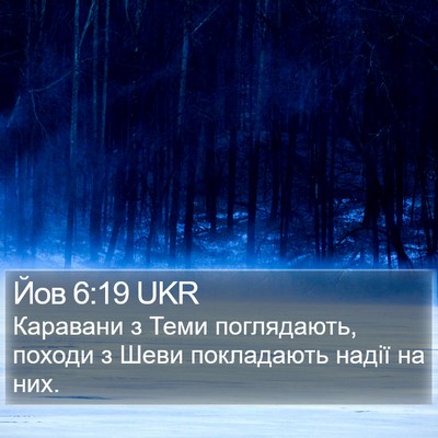 Йов 6:19 UKR Bible Verse Image
